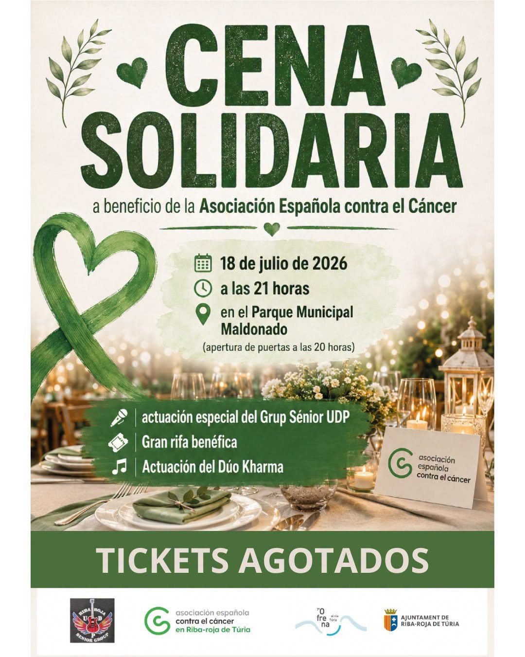 CENA DEL CÁNCER 2026