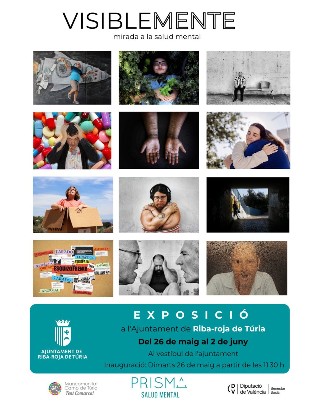 Exposició "La salut mental és cosa de tots" per el Dia Muncial de l'Esquizofrènia.