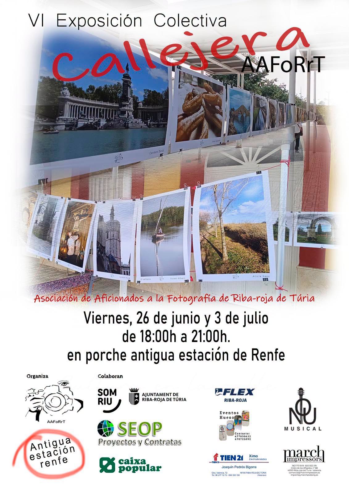 La Asociación de Aficionados a la Fotografia. VI Exposición Colectiva Callejera