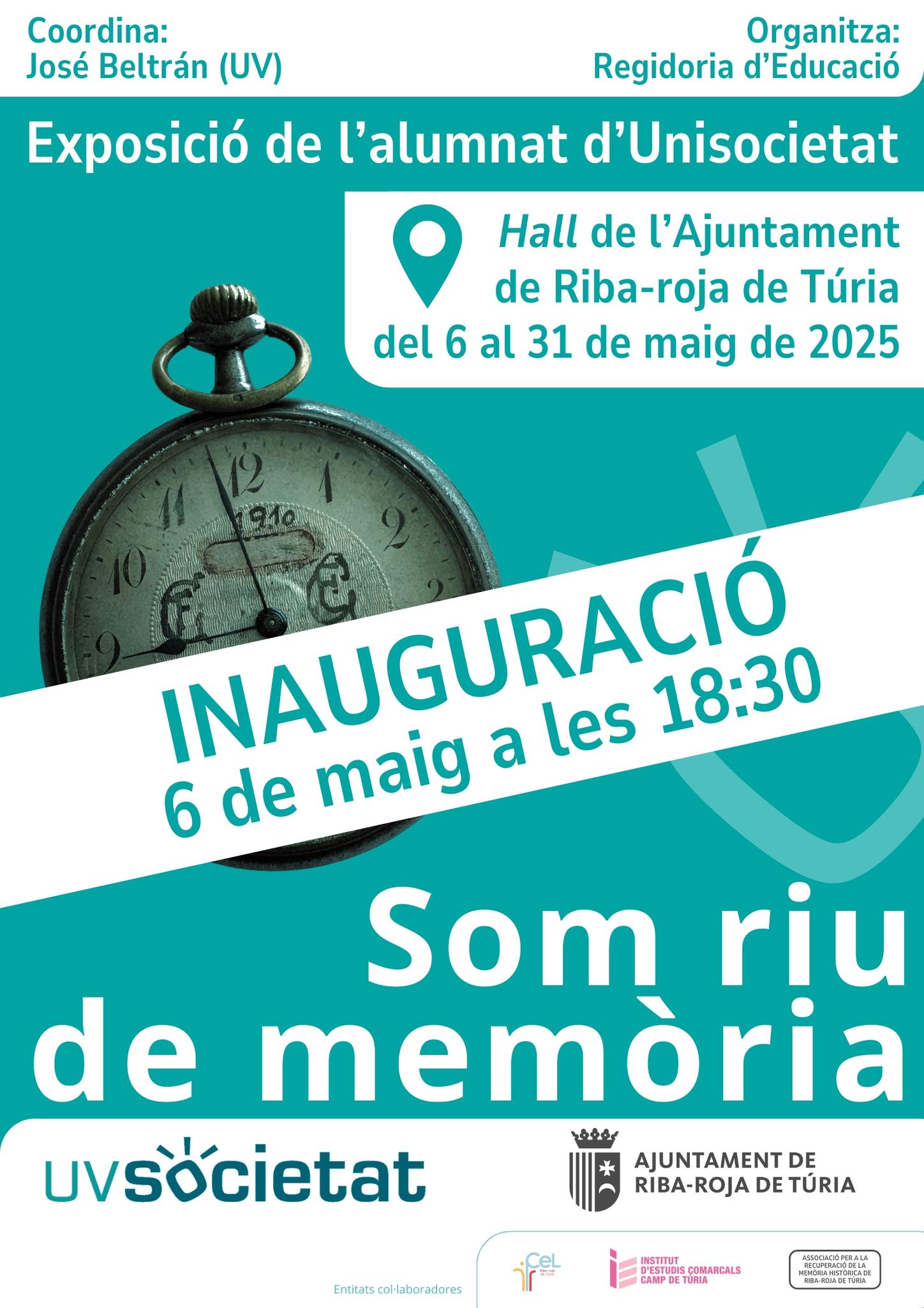 Exposición de los alumnos de Unisocietat "SOM RIU DE MEMÒRIA"