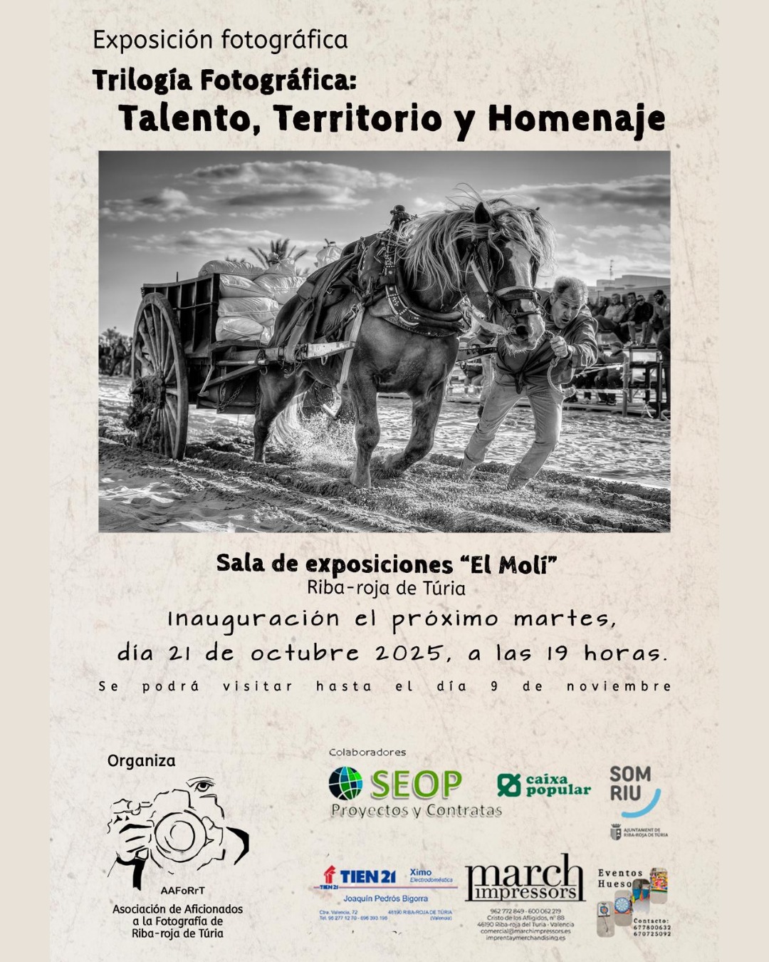 Exposición fotográfica "Trilogía Fotográfica: talento, territorio y homenaje"