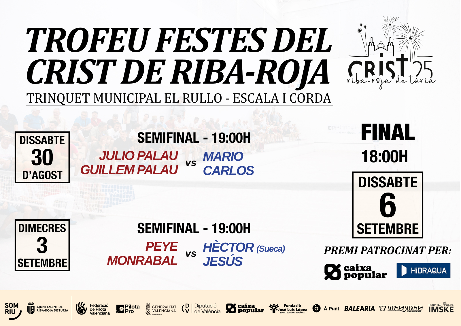 TROFEU FESTES DEL CRIST 2025 DE RIBA-ROJA
