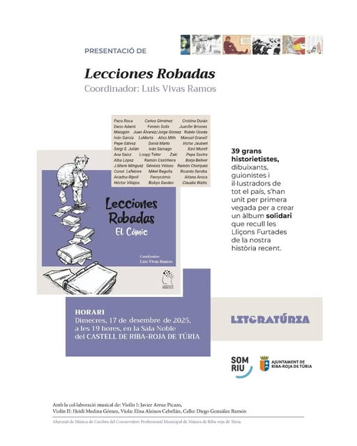 Nova presentació del Cicle LiteraTúria
