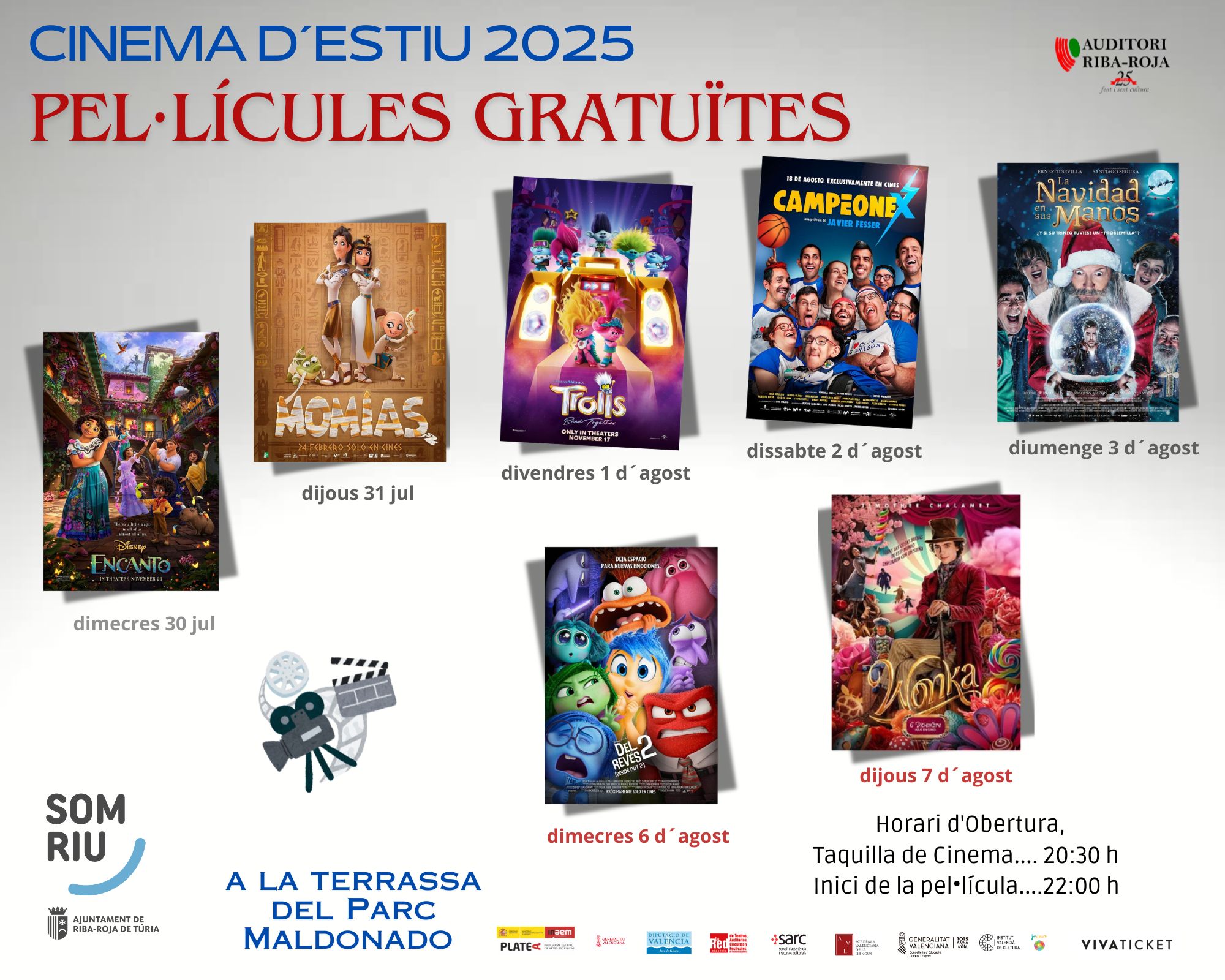 Películas gratuitas del 30 de julio al 07 de agosto