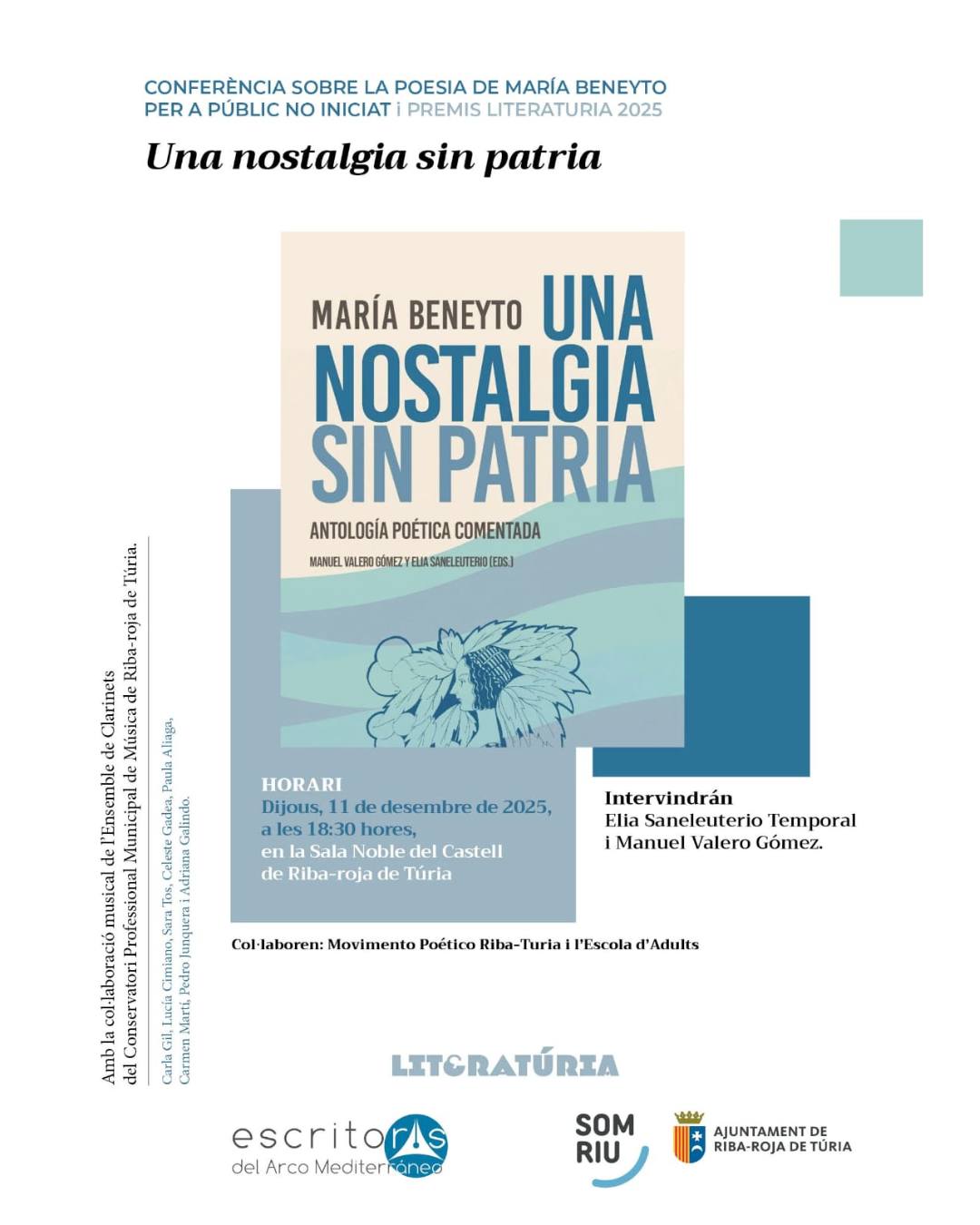 Cita especial del Ciclo LiteraTúria