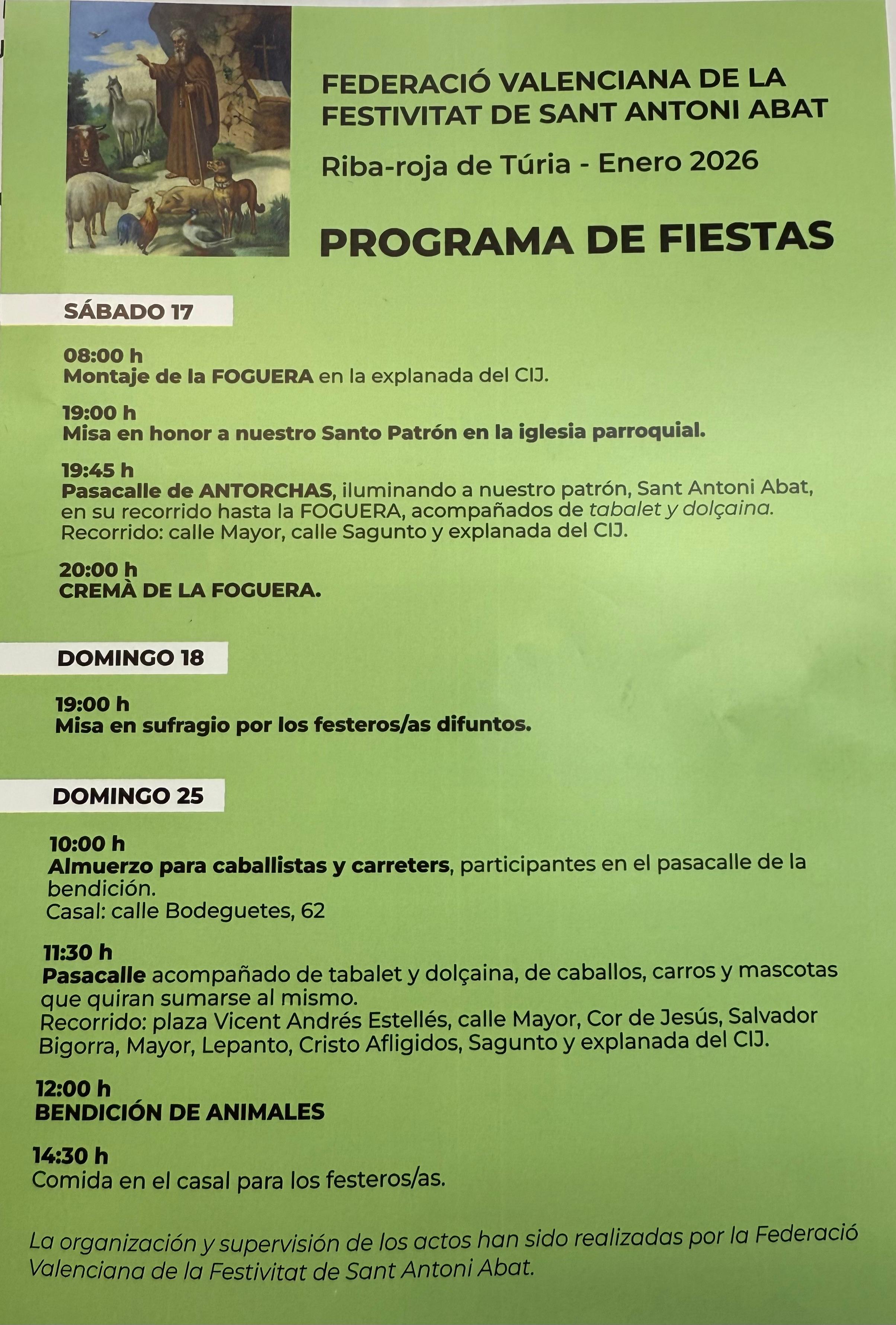 Festividad de San Antonio Abad