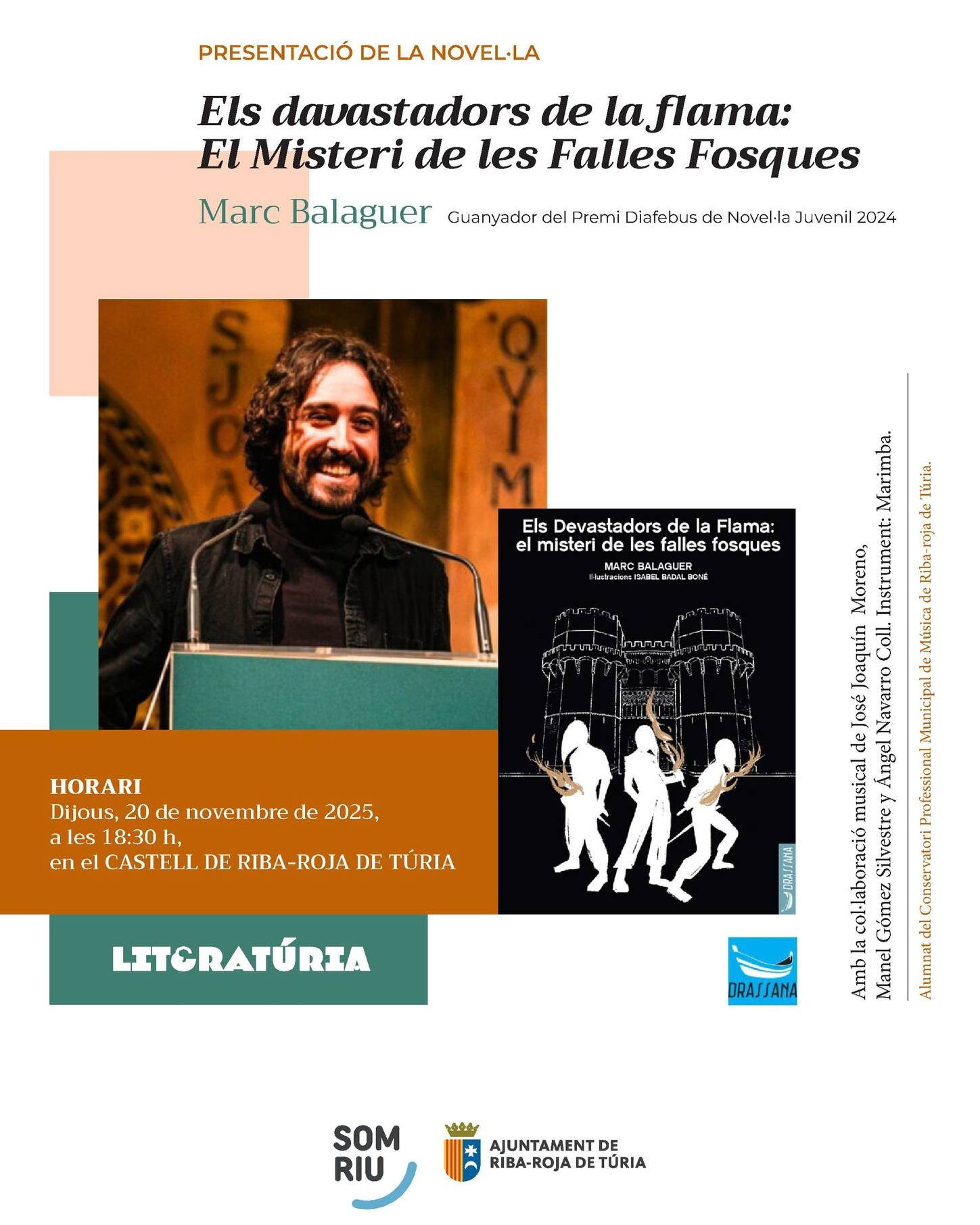 Cicle Litera Túria: El misteri de les Falles Fosques de Marc Balaguer