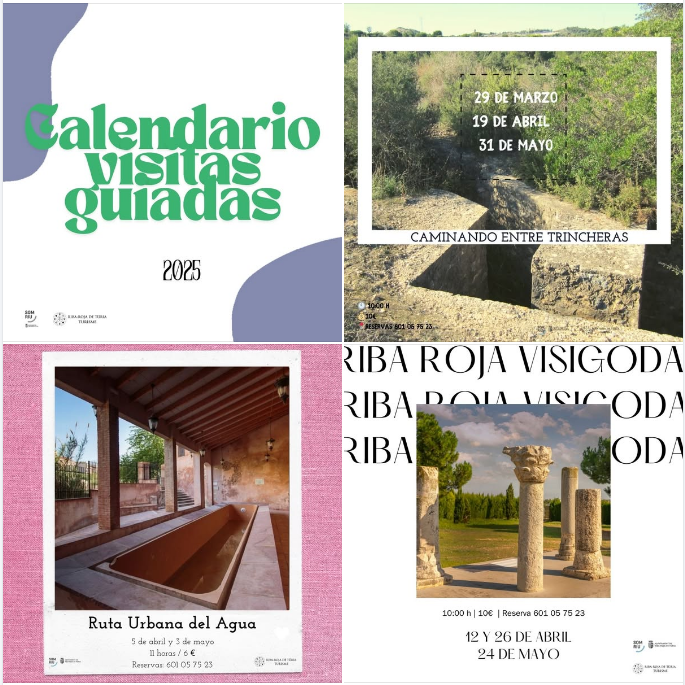 Calendari de visites guiades a Riba-roja de Túria 2025