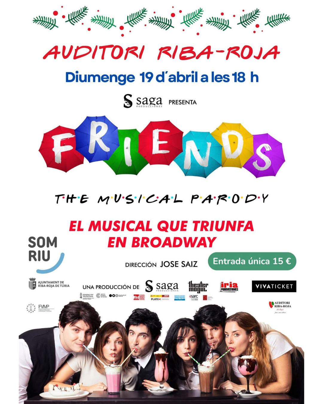 Nova data de l'esdeveniment de "FRIENDS. The Musical Parody"