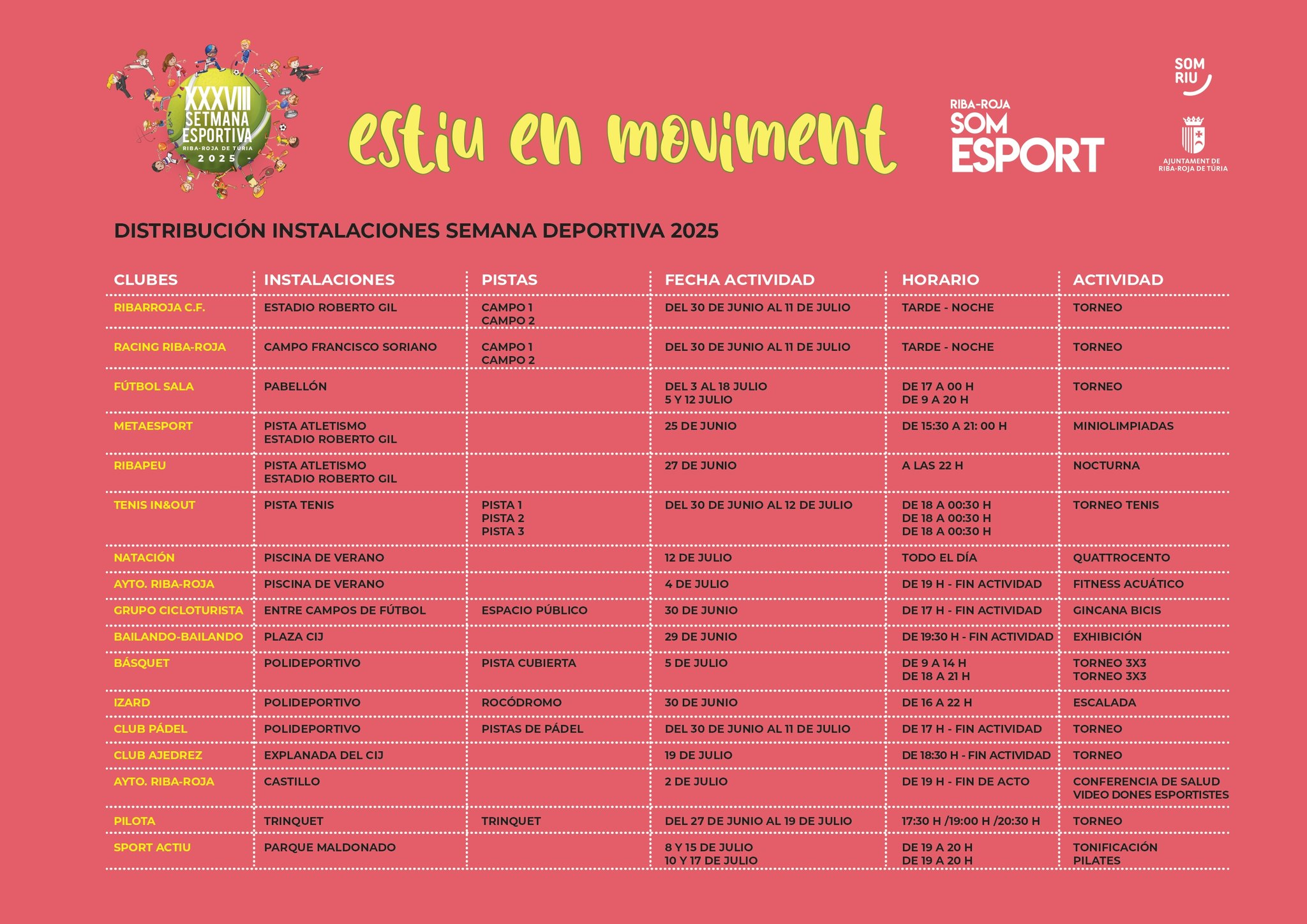 Activitats esportives