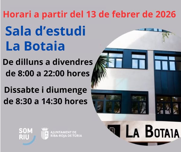 Sala de estudio "la Botaia"