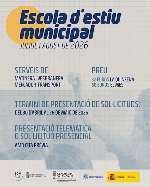 Escola d'Estiu Municipal 2026
