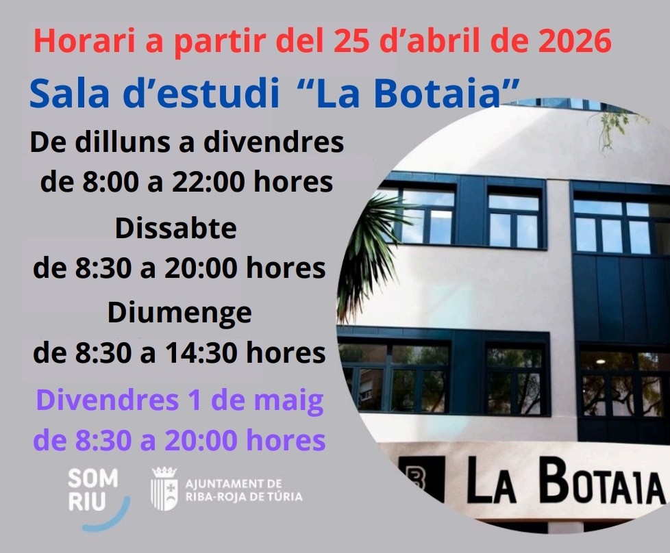 Sala d'estudi "La Botaia" 