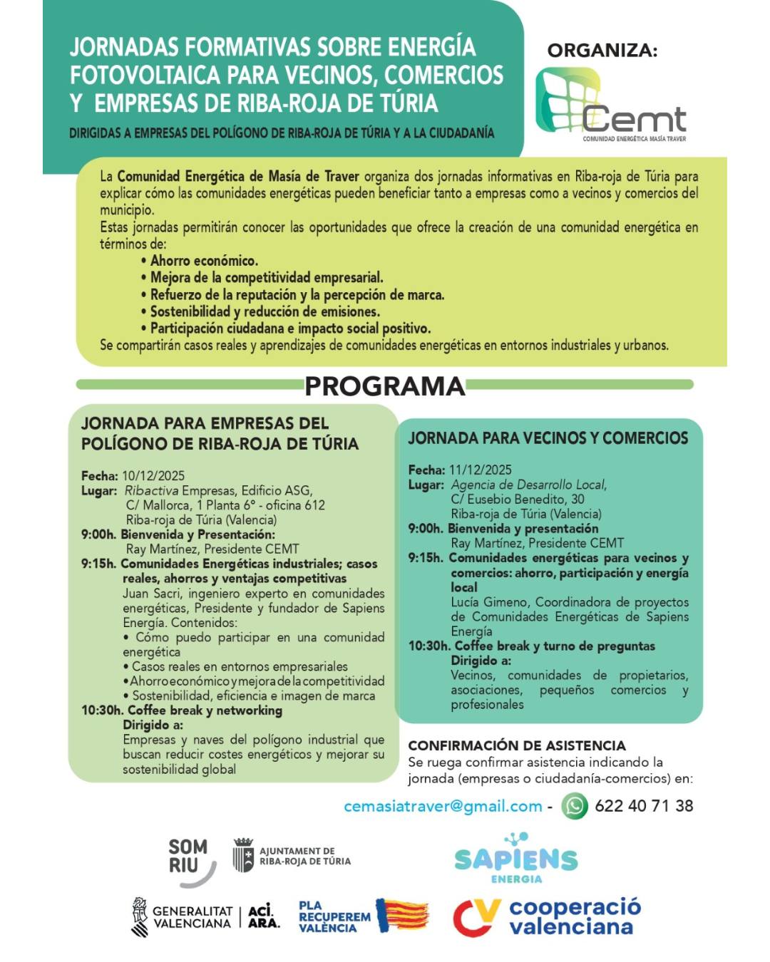 Jornadas informativas energéticas