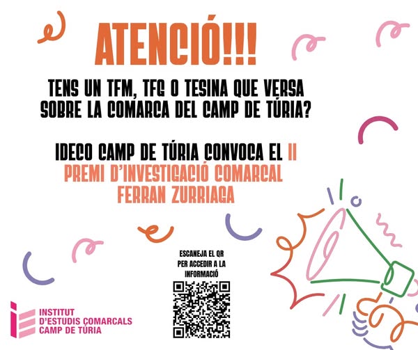 Premí d'investigació comarcal Ferràn Zurriaga.