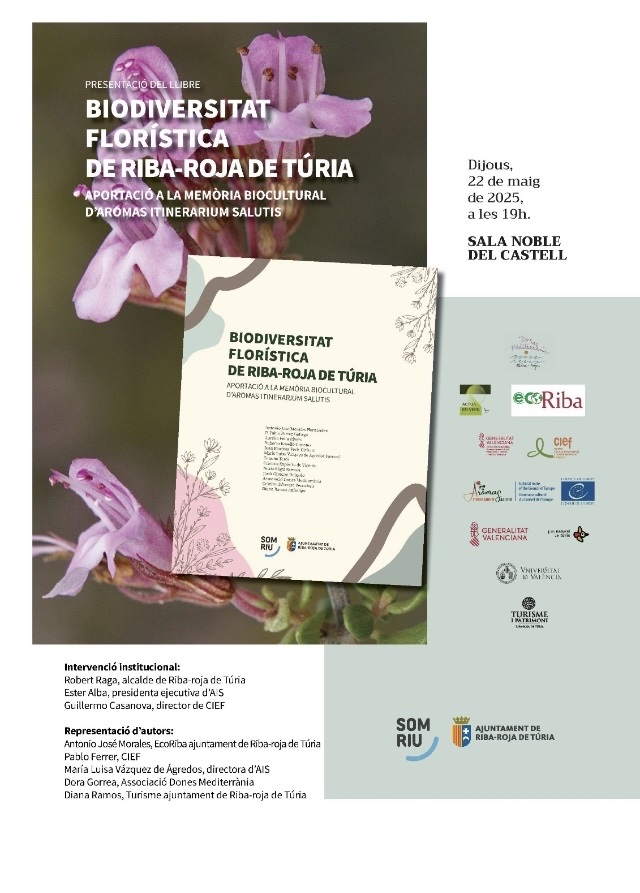 Presentación del libro "Bidodiversitat florística de Riba-roja de Túria"