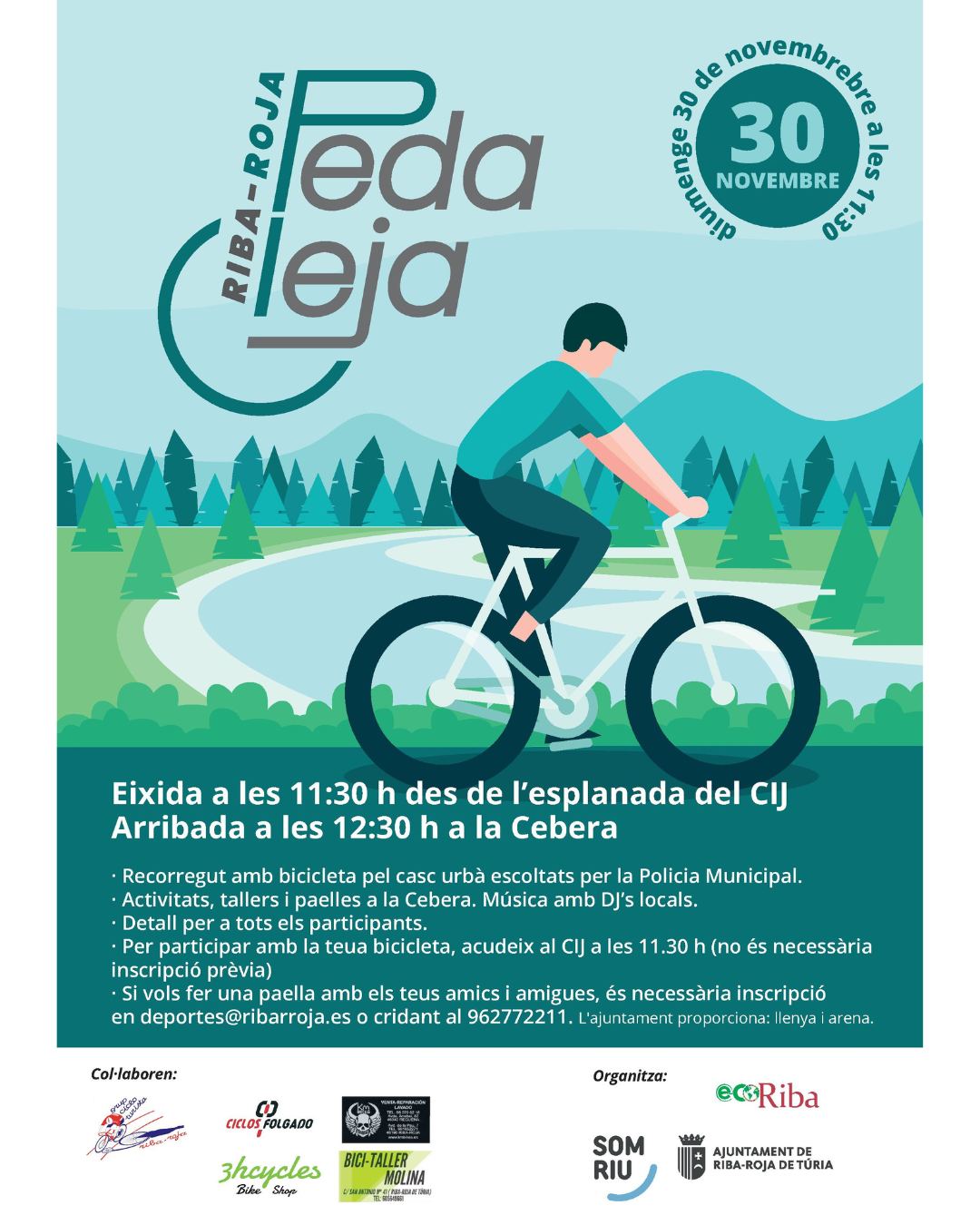 Nova data per al "Riba-roja Pedaleja"