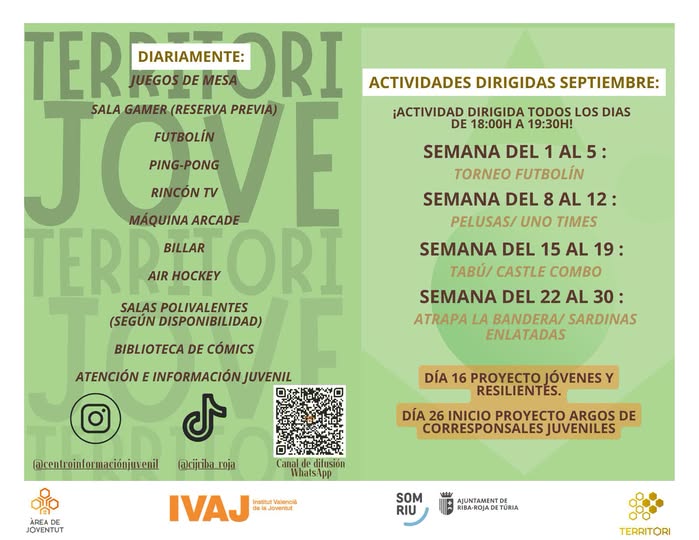 Programació de setembre