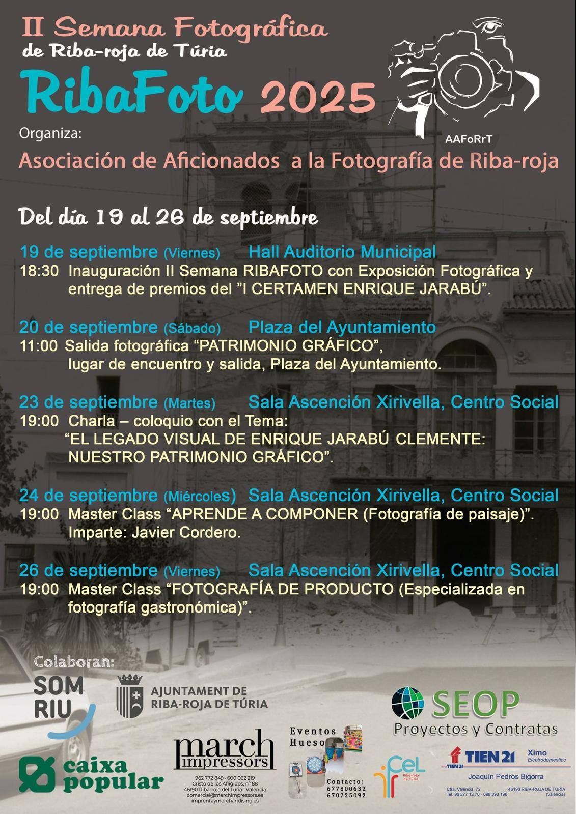 II Semana Fotográfica RibaFoto de Riba-roja de Túria